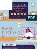Panel Discussion Guidelines