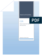 Cer Architecture Et Installation Oracle