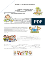 Present Simple Vs Present Continuous Grammar Drills - 124923