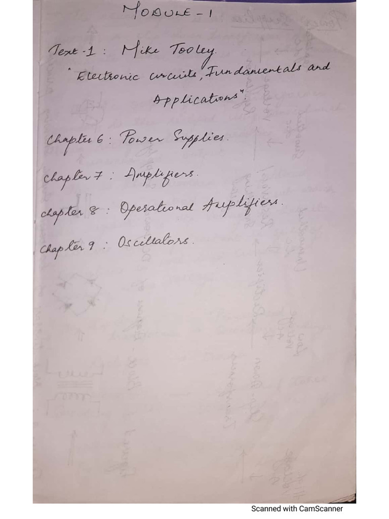 ECE Handwritten Notes Module 1 | PDF