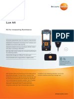 Testo 440 LuxKit Datasheet 1981 0734