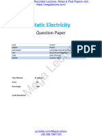 18-Static Electricity-Electricity Magnetism-Cie o Level Physics