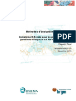 Methodes D Evaluation de La Recharge Des Nappes-Complement D Etude Pour La Caracterisation Des Pressions Et Impacts Sur Les Eaux Souterraines