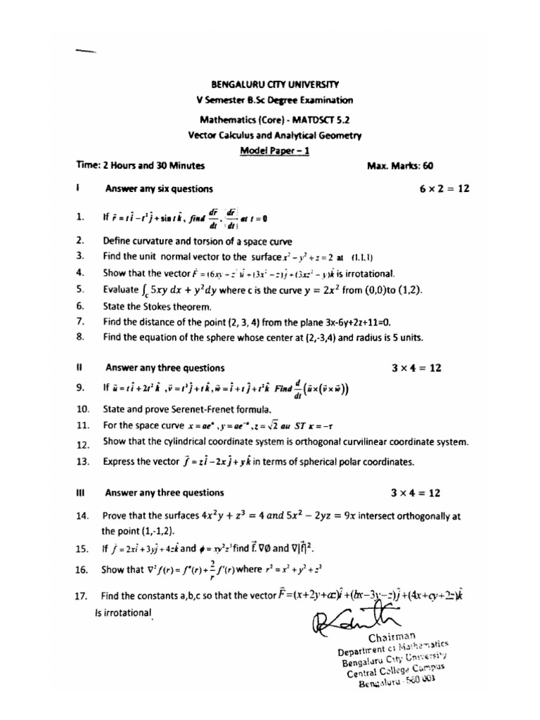Model Paper 5.2-1 | PDF