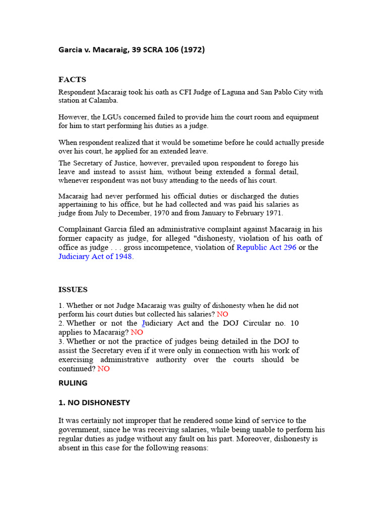 Garcia v macaraig 39 scra 106 digest pdf united states