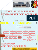 RESKRIM - Narasumber Dinkop Prov Jateng 15 Maret 2022