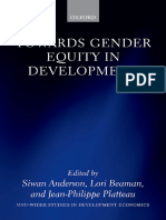 Towards Gender Equity in Development