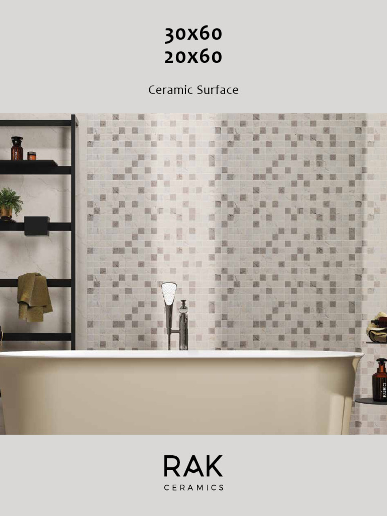 Ceramic Surface: Rak Ceramics - 2023 | PDF | Tile | Adhesive