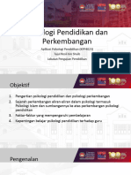 Kuliah 1 - Psikologi Pendidikan Dan Perkembangan (Belum)