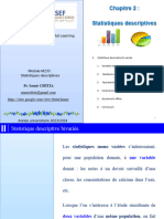 Cours Statistiques Descriptives 7 Pr. Chtita