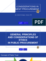 Ethics in Procurement