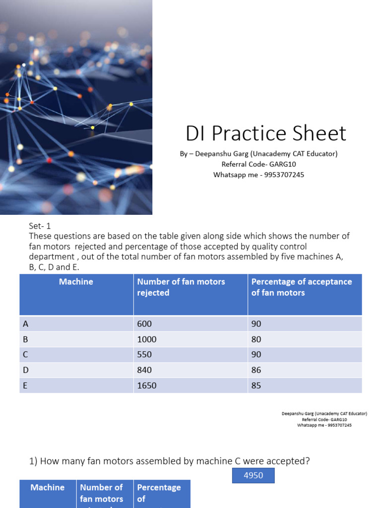 DI Practice Sheet | PDF | Interest | Interest Rates
