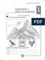 Prã Ctica y tarea-CONOCEMOS Y VALORAMOS LO NUESTRO