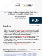 The President's Eskom Sustainability Task Team - Anton Eberhard