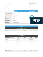 Protein Specific Report