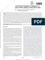 Mahajan Et Al 2023 Three Dimensional Physical Modeling of Response of Existing Metro Tunnel To Pile Loading in Delhi