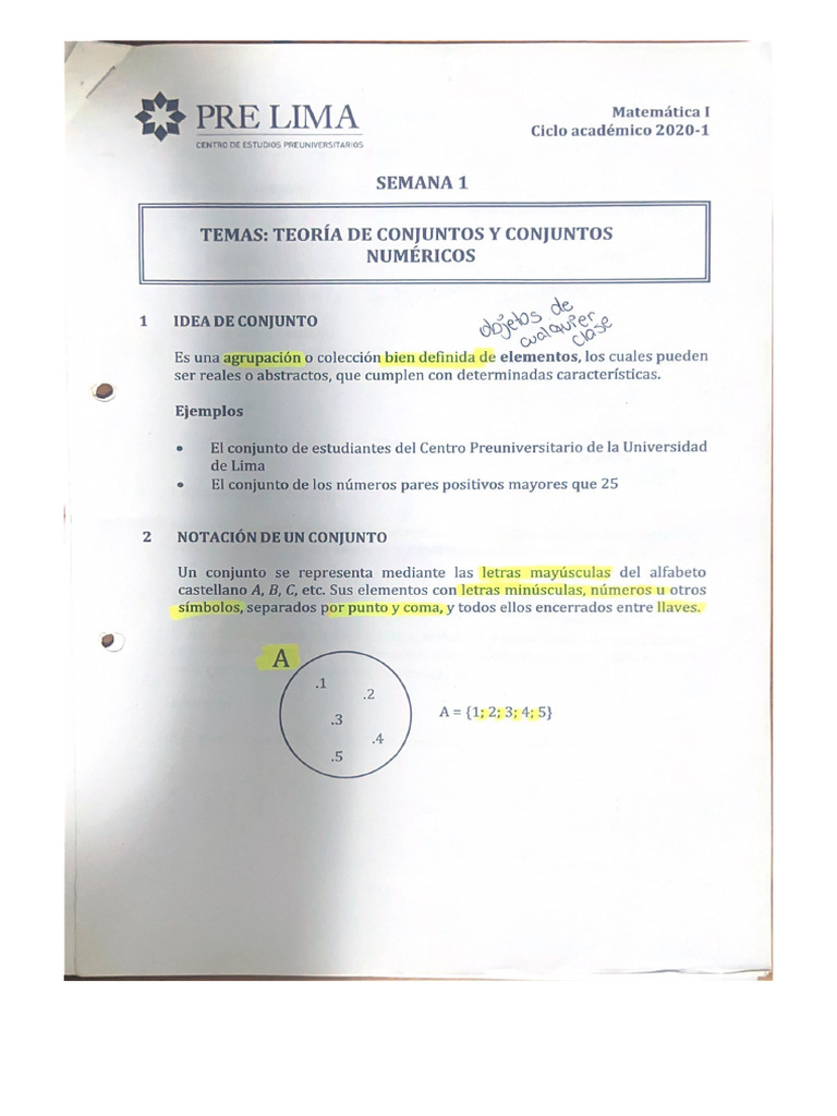 PRE Lima Ejercicios 2 | PDF