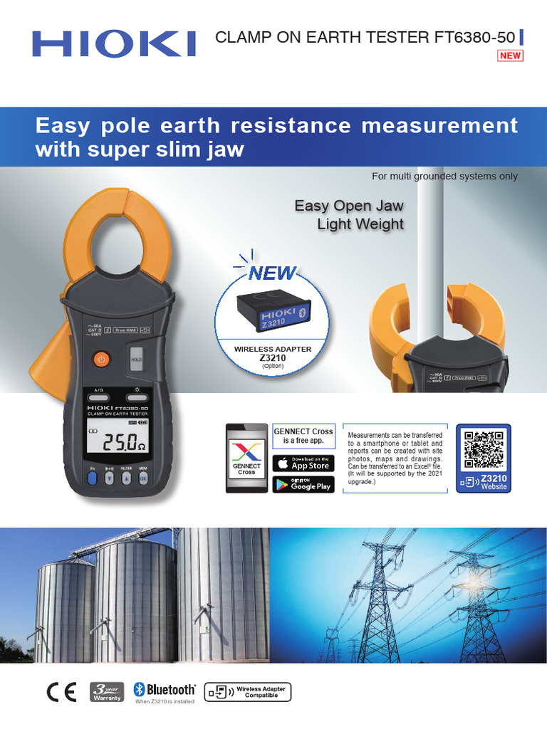 Catalog clamp on earth tester ft6380 50 download free pdf