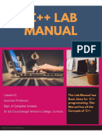 C++ Lab Manual