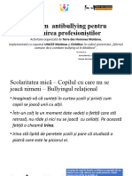 3.1 Bullying-Ul La Vârsta Școlară Mică