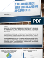 A Study of Allowance Management Skills Among Ustp