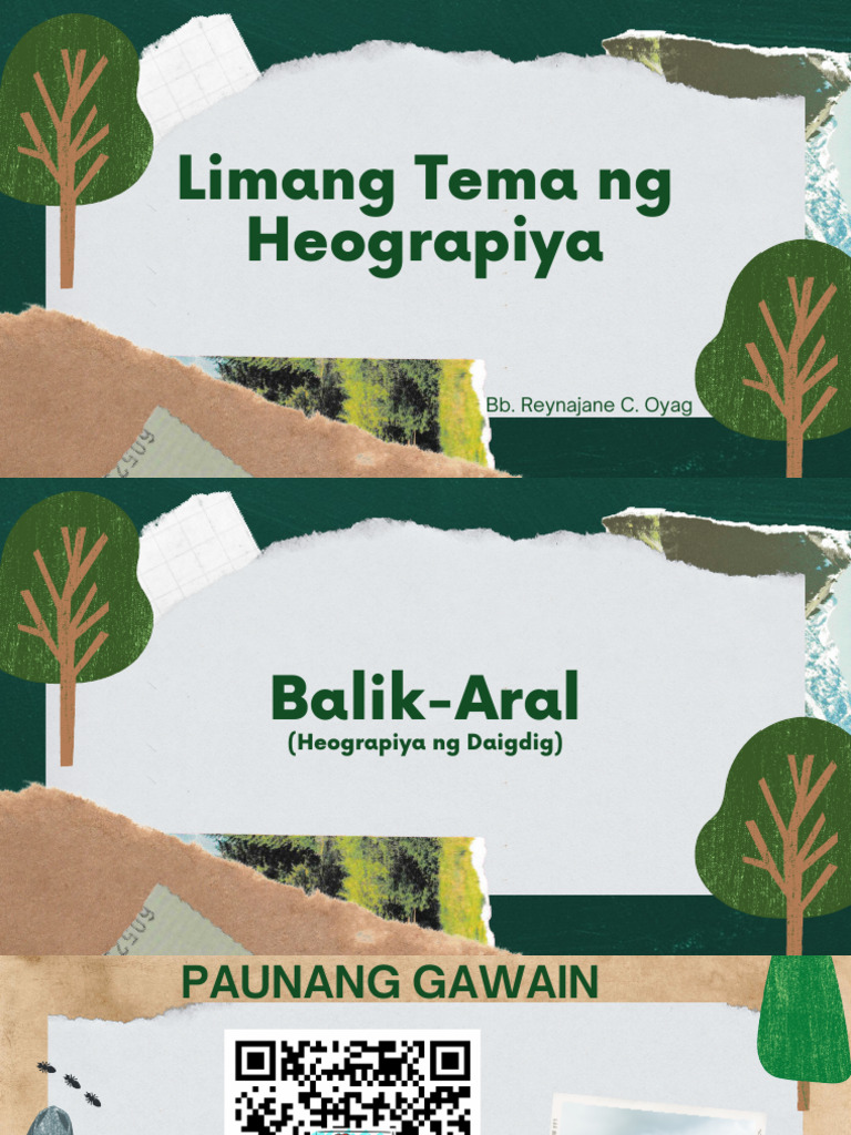 Limang Tema NG Heograpiya | PDF