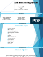 Patent Health Monitoring System 1