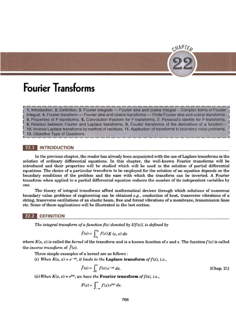 Fourier Transforms | PDF