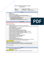 Formato de Planificación de Clases