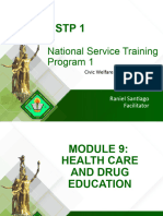 Module 9 Health Care and Drug Education