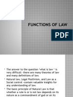 Functions of Law