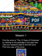 12 DAYS OF CHRISTMAS Instructions1