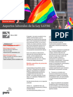 Aspectos Laborales de La Ley LGTBI