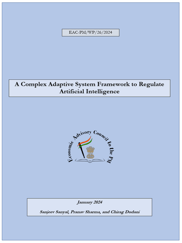 AI Regulation: A Complex Adaptive System | PDF | Artificial ...