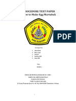 Egg Martabaka Procedure Text Paper Xii RPL3