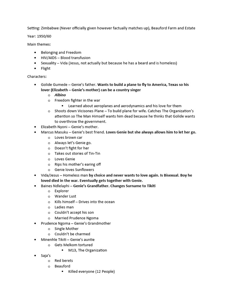 Notes Theory of Flight Chapter Summary PDF