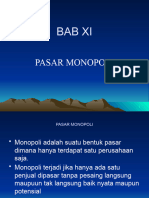 Bab Xi Pasar Monopoli