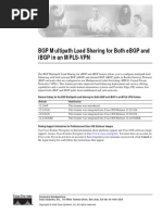 BGP Multipath Load Sharing For Both eBGP and iBGP