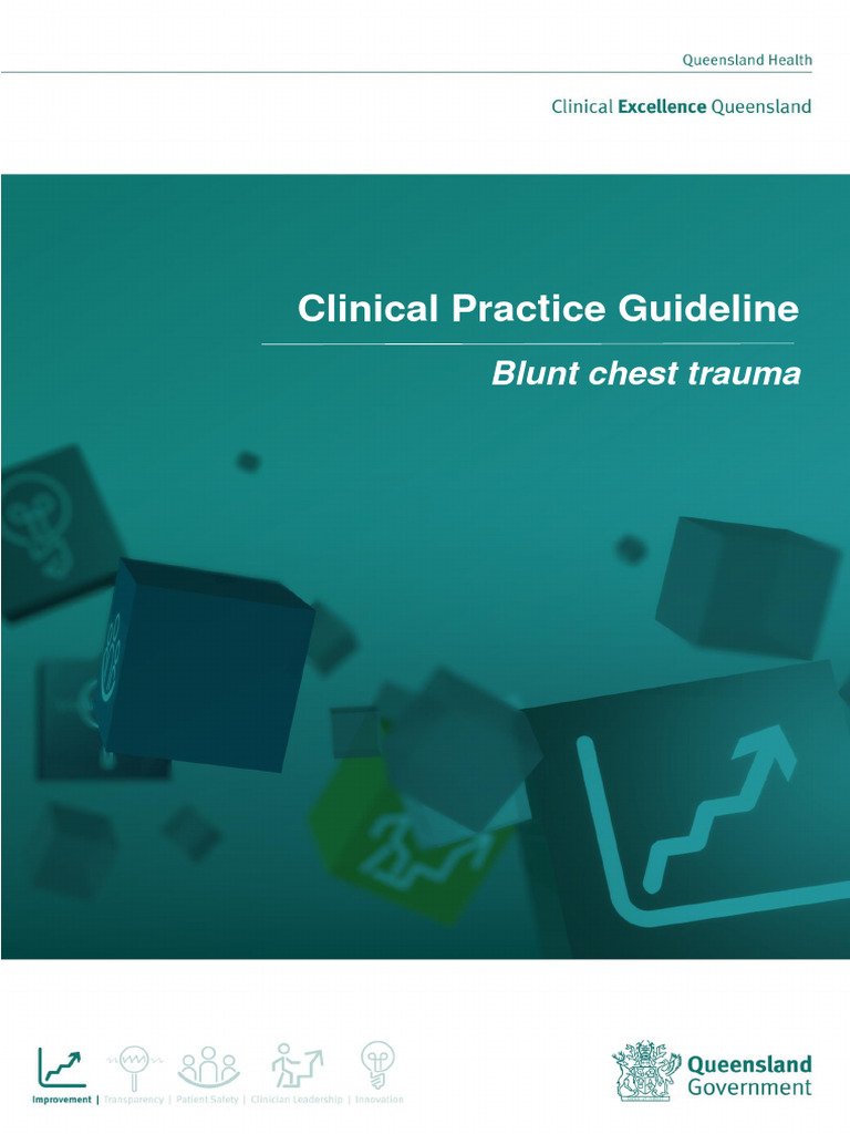 Blunt Chest Trauma Guideline | PDF | Thorax | Injury
