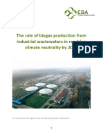 Paper The Role of Biogas Production From Wastewater in Reaching Climate Neutrality by 2050