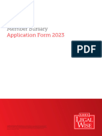 LegalWise Bursary Application Form 2022 2023