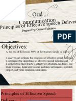 OralCom Speech Delivery