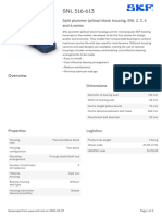 SKF SNL 516-613 Specification