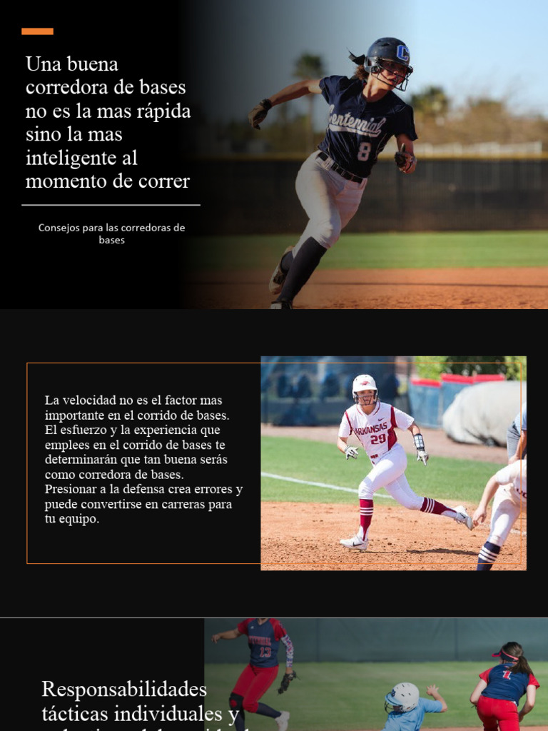 Consejos para Correr las Bases en Béisbol | PDF | Juegos de pelota ...