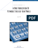 1990 APA PDS Supplement 3 Design and Fabrication of Plywood Stressed