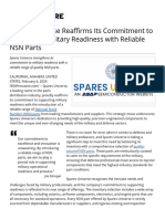 Spares Universe Reaffirms Its Commitment To Supporting Military Readiness With Reliable NSN Parts