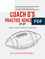 Coach D's Practice Schedules 2nd-3rd