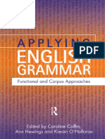Applying English Grammar Corpus and Functional Approaches