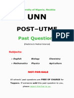 UNN Past Questions (MED)