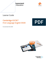 0500 Learner Guide (For Examination From 2020)